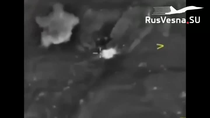 Rusiya hərbi təyyarələri terrorçuları bombardman etdi