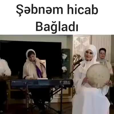 Şəbnəm bunu da etdi -  Hicab bağladı