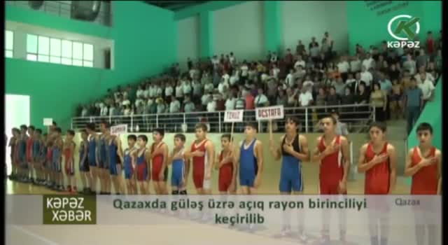 Qazaxda güləş üzrə açıq rayon birinciliyi keçirilib 