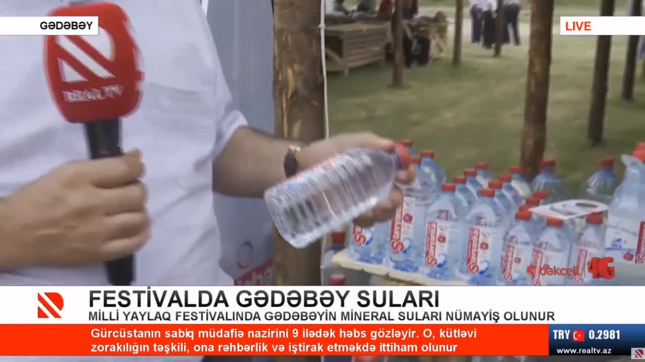 Festivalda Gədəbəy suları