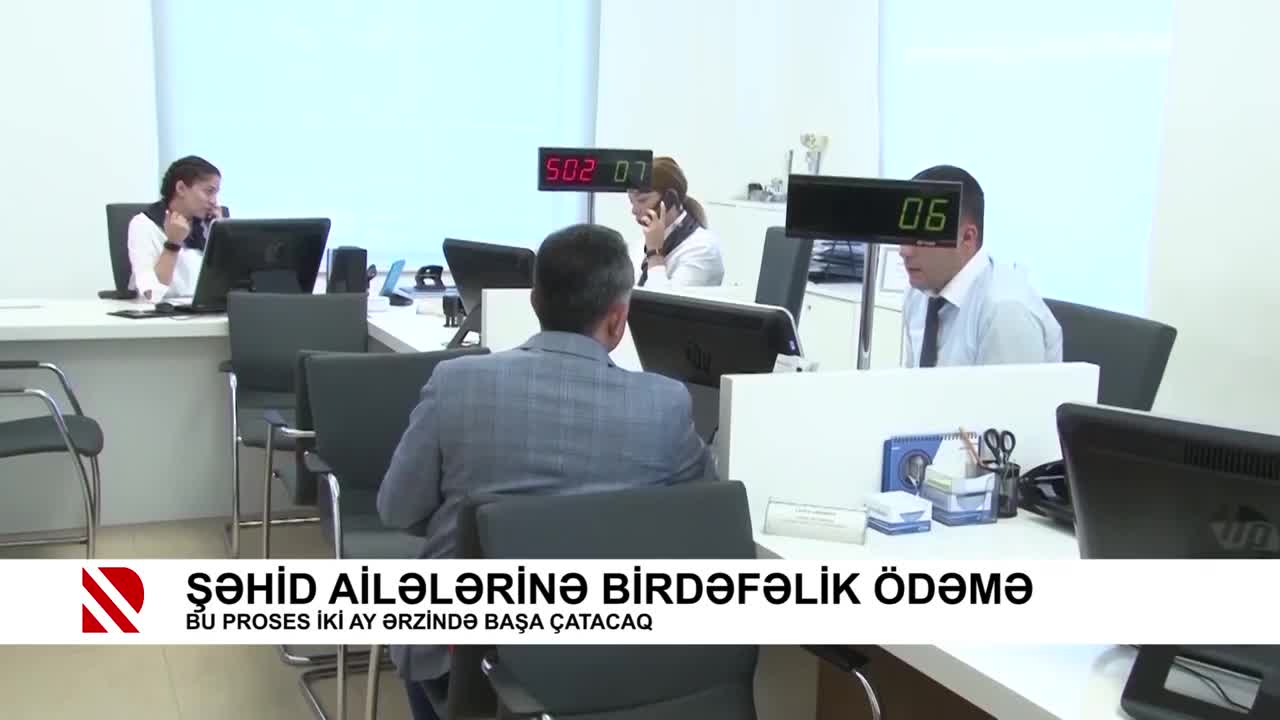 Şəhid ailələrinə birdəfəlik ödəmə