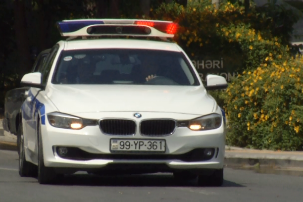 Bakıda yol polisindən nümunəvi addım