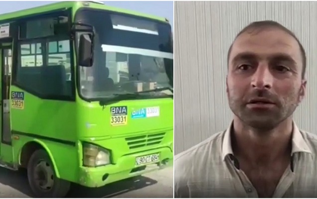 Bakıda narkotik qəbul edib avtobus idarə edən sürücü tutuldu