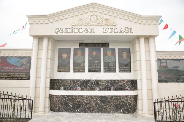 Bakıda şəhidlər bulağının açılışı olub