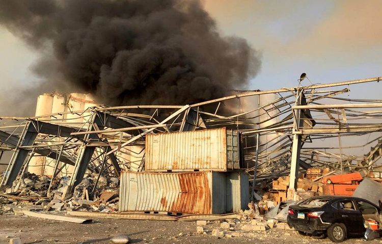 Beyrutda güclü partlayış olub