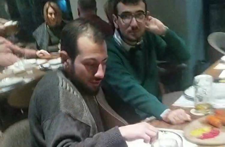 Paşinyanın oğluna kafedə görün nə etdilər 