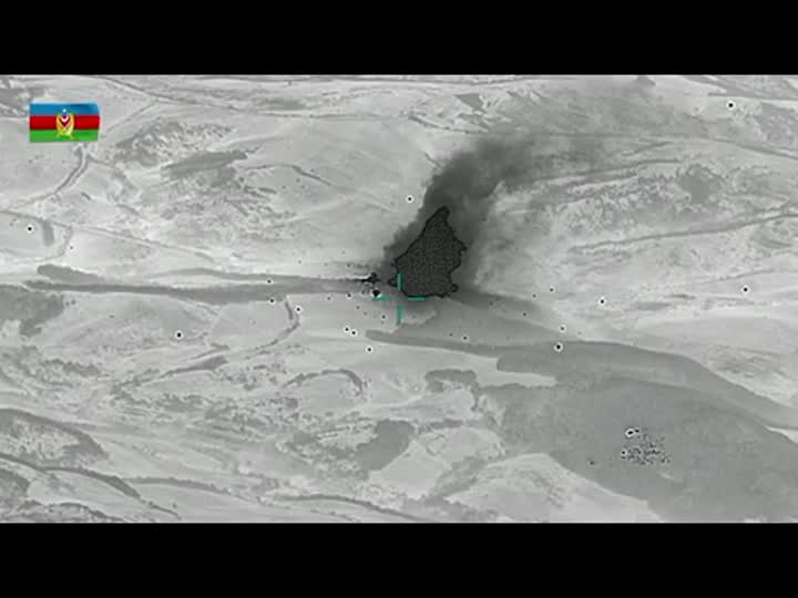 Düşmənin silah anbarı məhv edildi