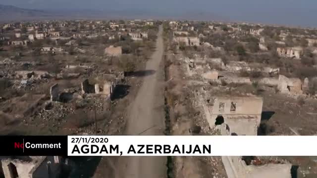 “Euronews” Ağdamdan görüntülər yaydı