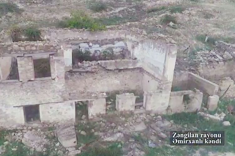 Zəngilanın daha bir kəndinin görüntüləri yayıldı 