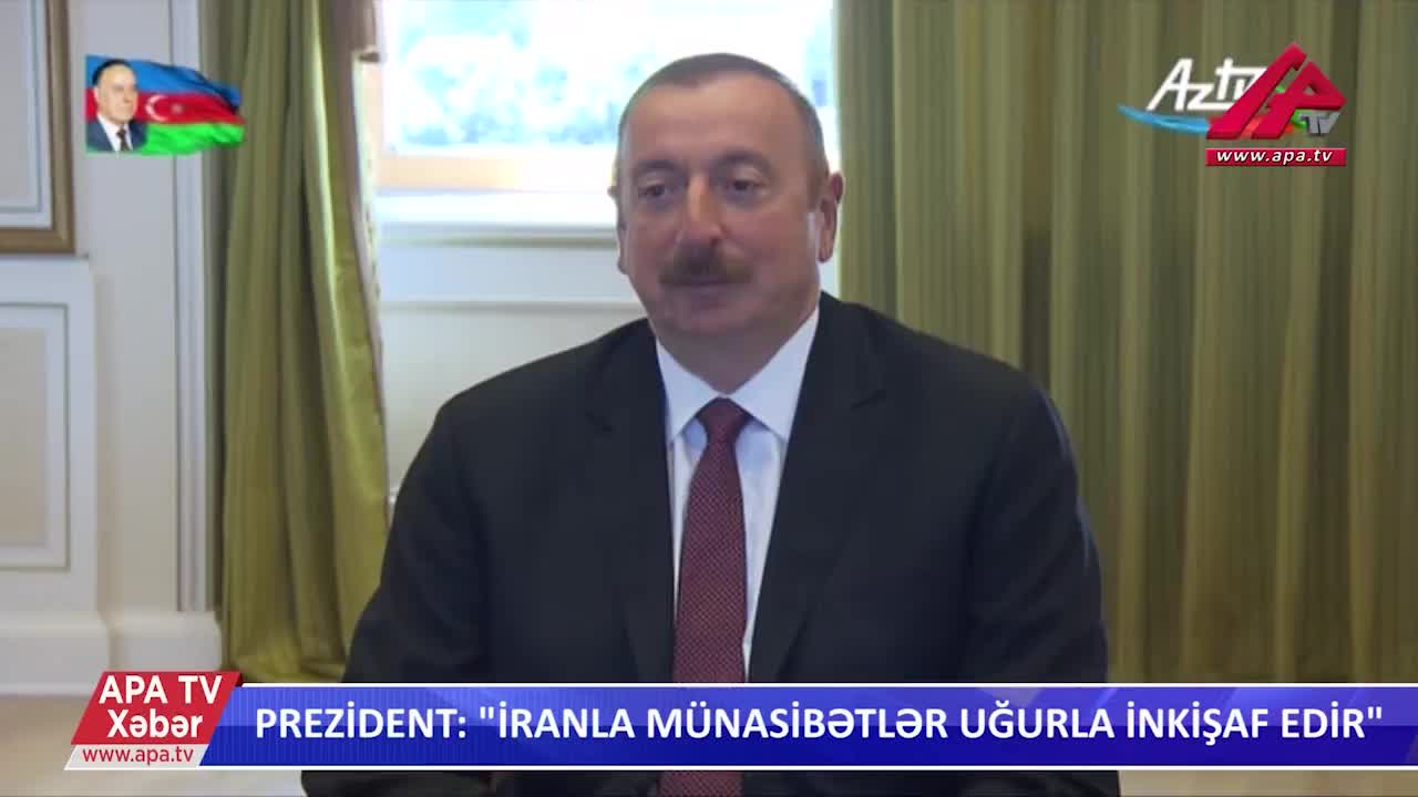 İlham Əliyev İran nümayəndə heyətini qəbul edib