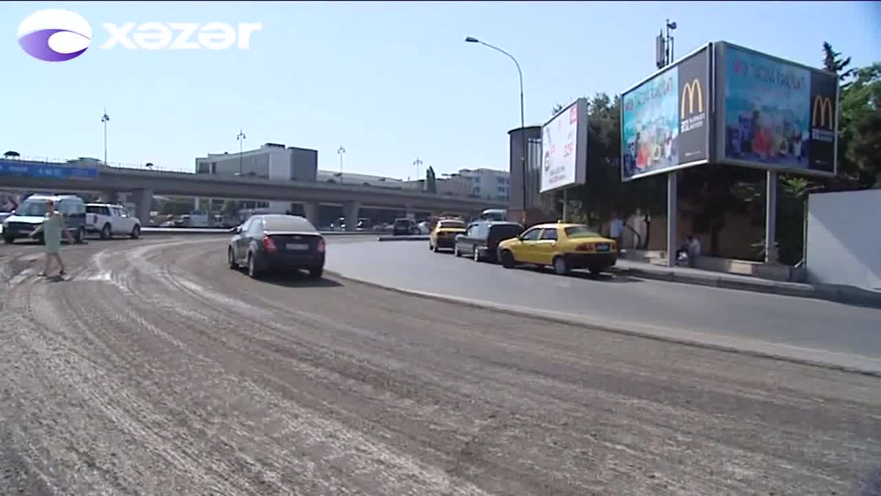 Ziya Bünyadov prospektinin bir hissəsində hərəkət məhdudlaşdırıldı