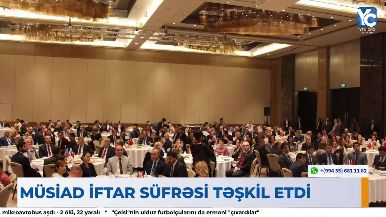 MÜSİAD Bakıda iftar süfrəsi təşkil etdi