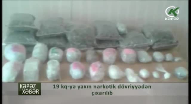 19 kq-yə yaxın narkotik dövriyyədən çıxarılıb