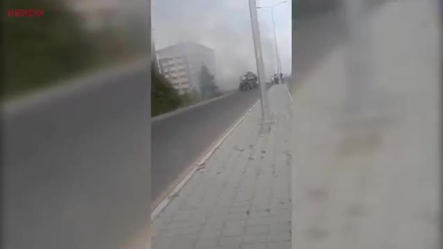 Bərdədə otla dolu traktor qoşqusu yanıb