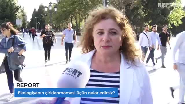 Ekologiyanın çirklənməməsi üçün nələr edirsiz?
