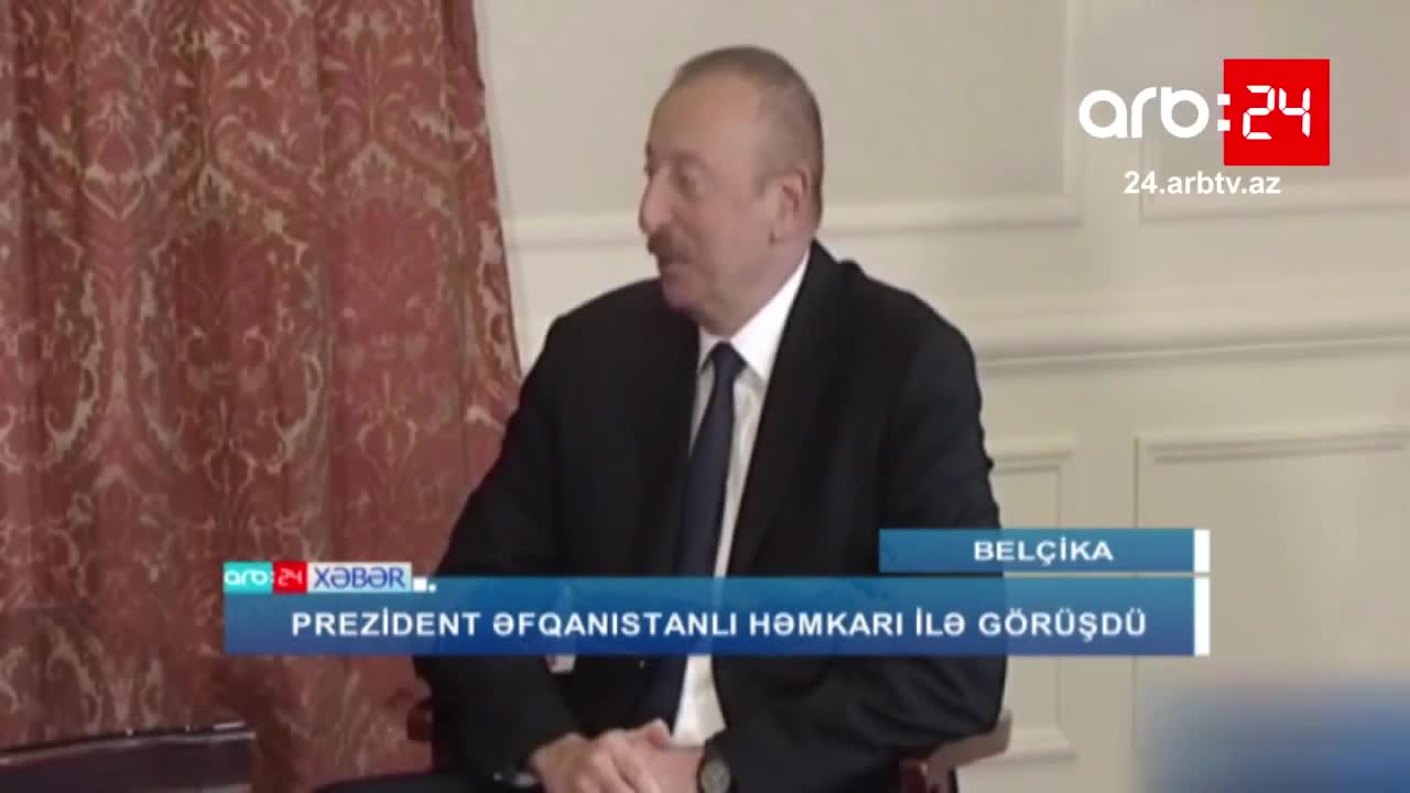 Ölkə başsıçı Əfqanıstan prezidenti ilə görüşüb