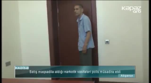 Satış məqsədilə aldığı narkotik vasitələri polis müsadirə etdi