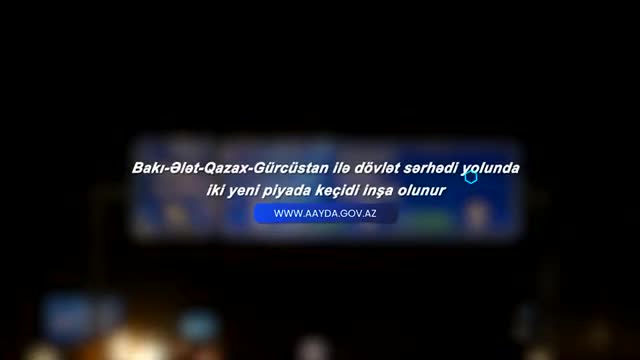 Bakı-Qazax yolunda iki yeni piyada keçidi inşa olunur
