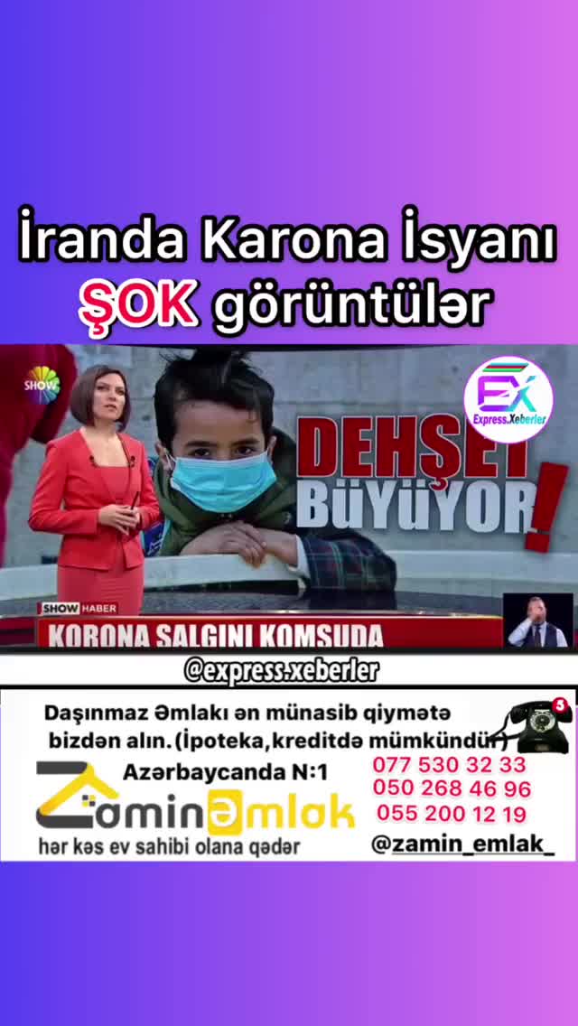 İranda Korona Virusu ilə Bağlı Şok Görüntülər