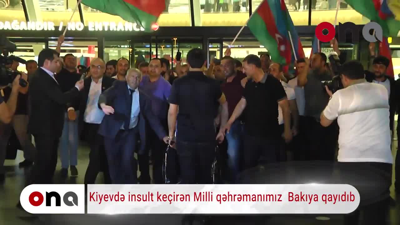 Kiyevdə insult keçirən Milli qəhrəmanımız Bakıya qayıdıb