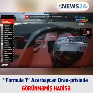 “Formula 1” Azərbaycan Qran-prisində görünməmiş hadisə - İdman TV